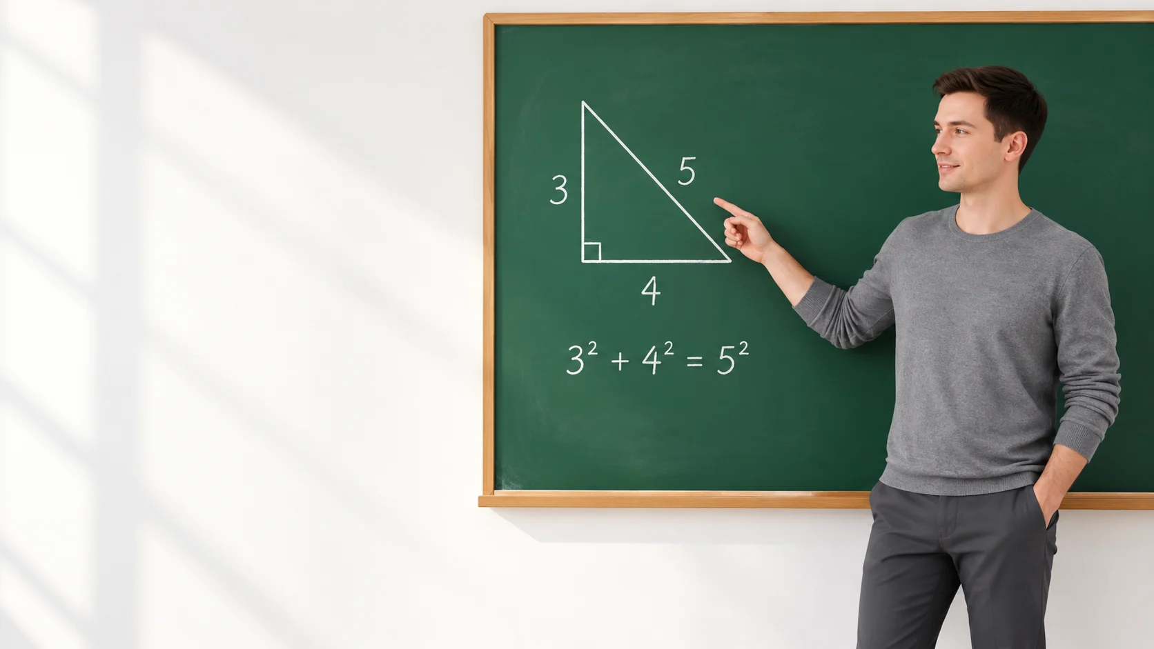 Fatih Hoca'nın geometriyi tahtada anlattığı SimultEdu tanıtım görseli